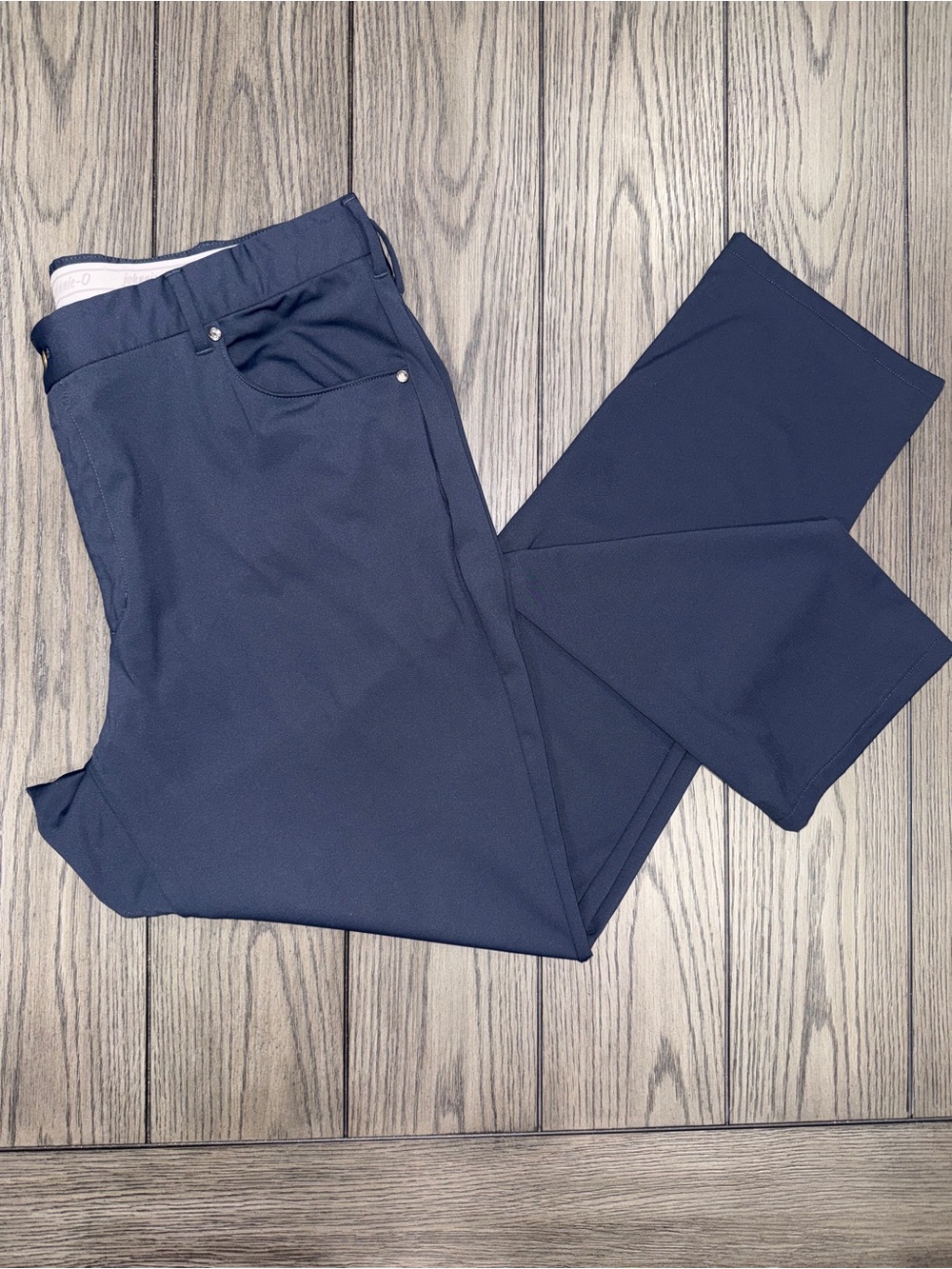 Johnnie-O Momentum Stretch Knit Performance Pant Navy Blue Size 40x32 Golf Prep
